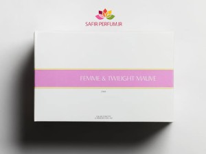 ست زنانه عطر و ادکلن فم - توییلایت ماو برند زارا  (   ZARA   -  FEMME  -  TWILIGHT MAUVE  SET   )