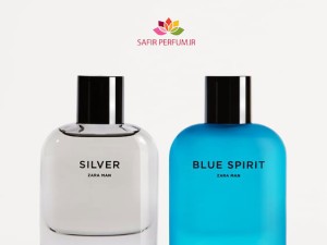 ست عطر و ادکلن مردانه بلو اسپیریت – سیلور برند زارا  (   ZARA   -  BLUE SPIRIT  - SILVER   )