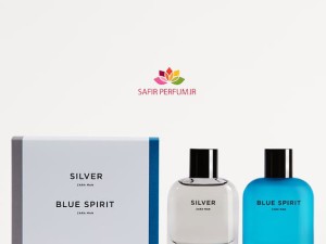 ست عطر و ادکلن مردانه بلو اسپیریت – سیلور برند زارا  (   ZARA   -  BLUE SPIRIT  - SILVER   )