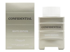 عطر و ادکلن مردانه کانفدنشال وایت ادیشن برند جی پارلیس  (  GEPARLYS - CONFIDENTIAL WHITE EDITION   )