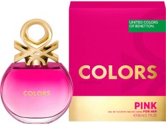 عطر و ادکلن زنانه کالرز د بنتون پینک  برند بنتون  (  BENETTON -  COLORS DE BENETTON PINK   )