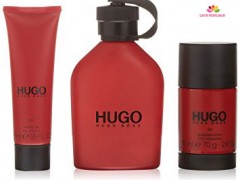 ست مردانه هوگو رد 3 تیکه  برند هوگو باس  (  HUGO BOSS  -  HUGO RED 3.P SET   )
