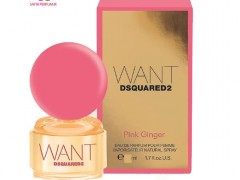 عطر زنانه وانت پینک جینجر  برند دیسکوارد  ( DSQUARED  -  WANT PINK GINGER  )