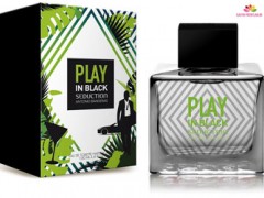 عطر  مردانه  پلی این بلک سداکشن برند آنتونیو باندراس  ( ANTONIO BANDERAS  -  PLAY IN BLACK SEDUCTION FOR MEN    )