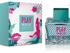 عطر  زنانه  پلی این بلو سداکشن برند آنتونیو باندراس  ( ANTONIO BANDERAS  -  PLAY IN BLUE SEDUCTION FOR WOMEN    )