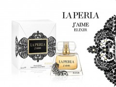 عطر زنانه ژیم الیگزیر برند لاپرلا  (   LA PERLA  -  J AIME ELIXIR )