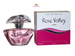 عطر و ادکلن زنانه  رز ولی برند پاریس بلو  (  PARIS BLEU  -   ROSE VALLEY     )