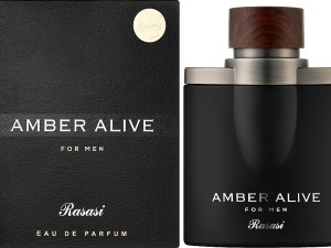 عطر و ادکلن مردانه امبر الایو برند رساسی  (  RASASI  -  AMBER ALIVE FOR MEN   )