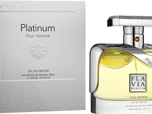 عطر و ادکلن مردانه پلاتینیوم برند فلاویا  (  FLAVIA  -  PLATINUM  POUR HOMME    )