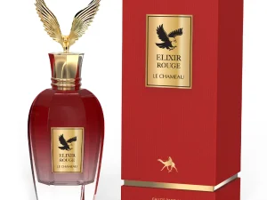 عطر و ادکلن مردانه و زنانه الگزیر رژ برند لوشامو  ( LE CHAMEAU  -  ELIXIR ROUGE     )