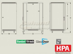 رک ایستاده 37 یونیت عمق 100 ،HPA