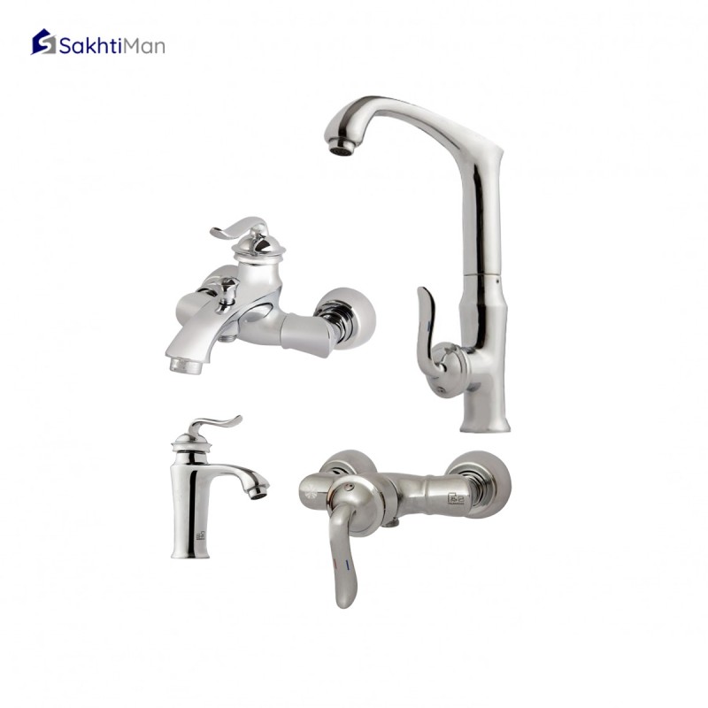 ست شیرآلات گلپایگان مدل رز