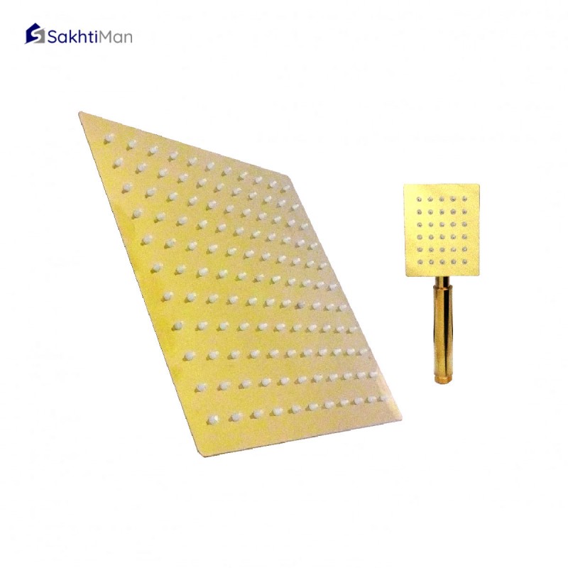 سر دوش حمام استیل 25 * 25 مدل فلت