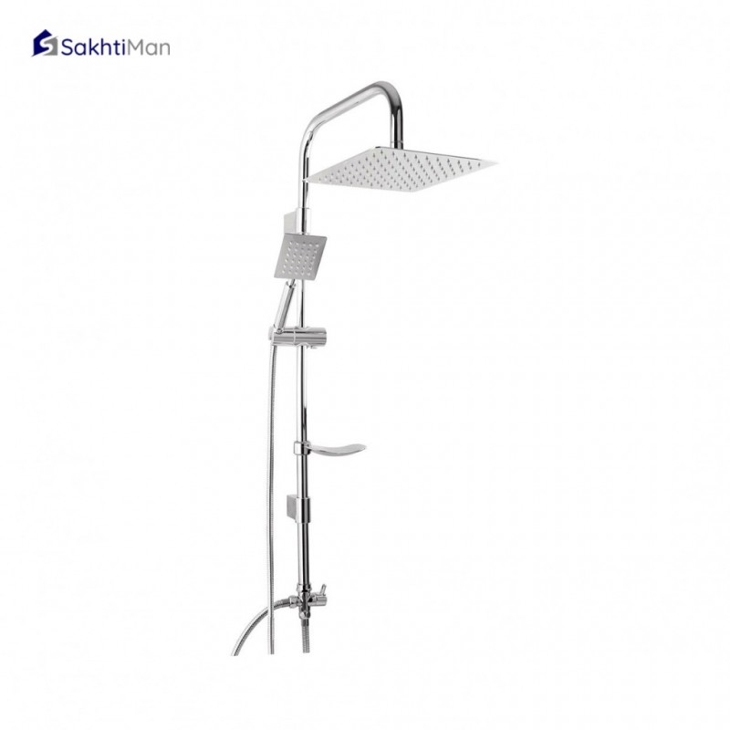 دوش حمام اندیکا مدل استیل براق