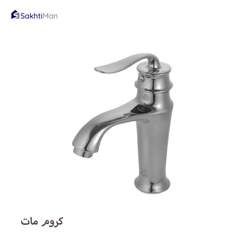 شیر روشویی مدل بامبو کروم مات