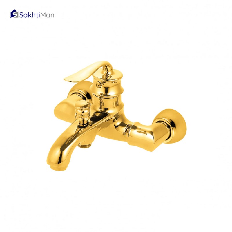 شیردوش حمام طلایی مدل بامبو