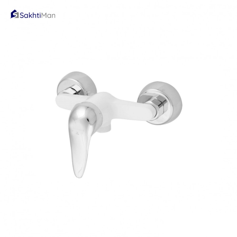 شیر توالت سفید کروم ایران زمین