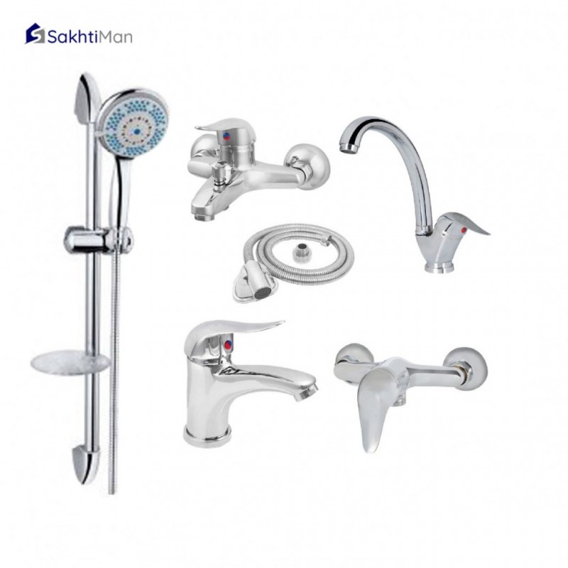 پک 6 عددی شیرآلات بهداشتی ادرینا مدل راهو