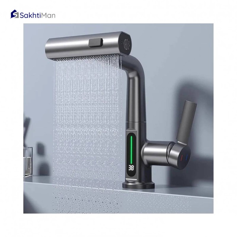 شیر ظرفشویی هوشمند دیجیتال 4 حالته با نمایشگر دما