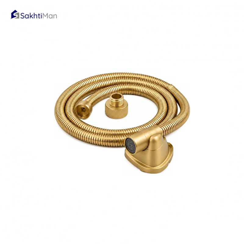 شلنگ توالت طلا مات ریز بافت مدل SN-5859