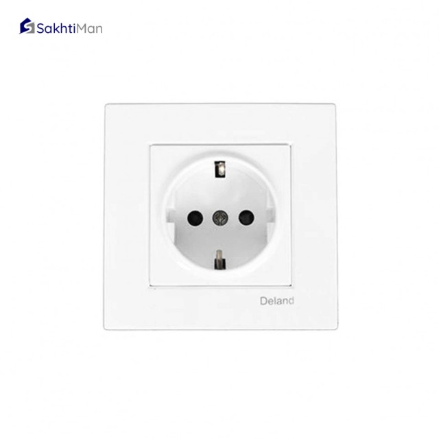 پریز برق ارت دار دلند مدل آسا