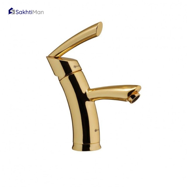 شیر روشویی درخشان مدل تاپ گلد