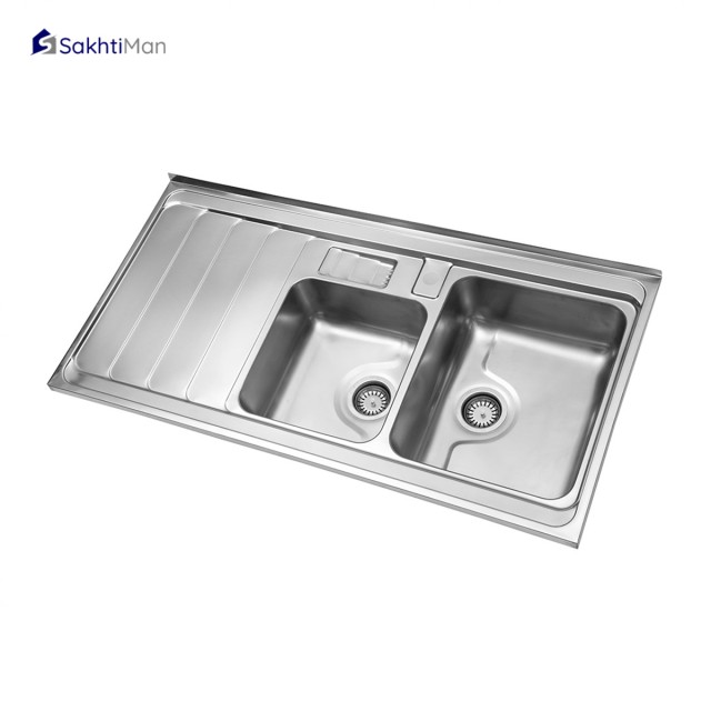 سینک ظرفشویی استیل البرز مدل فانتزی 816 روکار