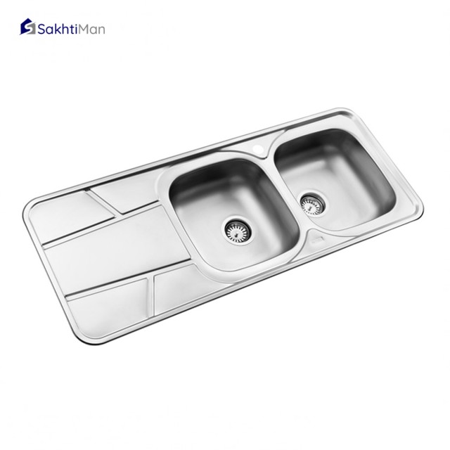سینک ظرفشویی استیل البرز مدل 217 توکار
