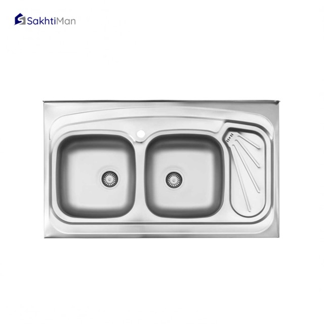 سینک ظرفشویی استیل البرز مدل 200 روکار