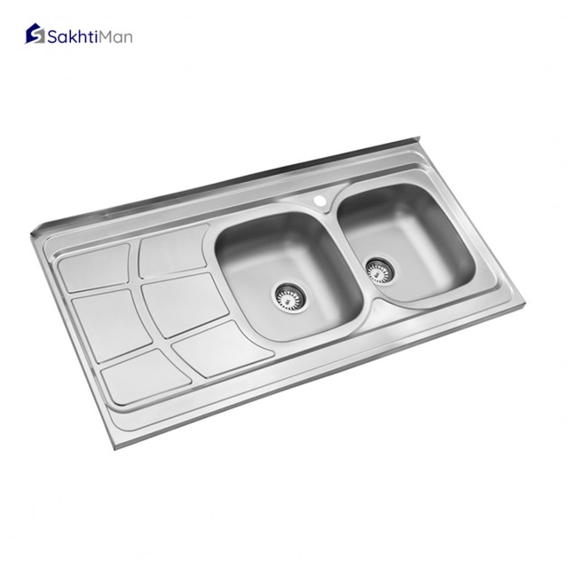 سینک ظرفشویی استیل البرز مدل 219 روکار