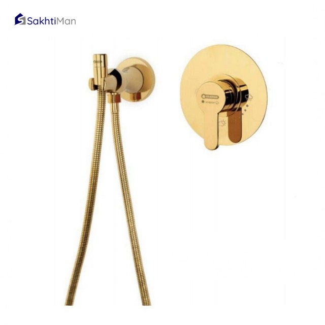 شیر توالت توکار درخشان