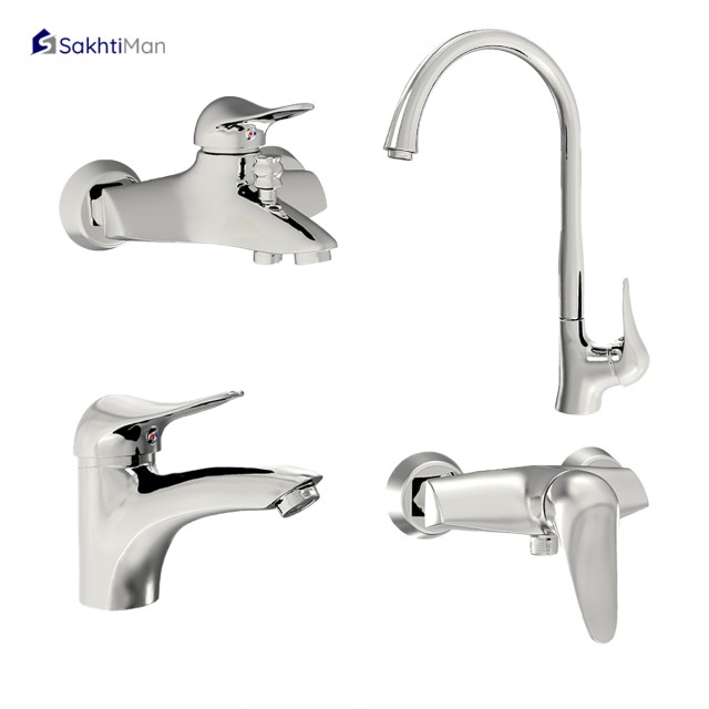 ست شیرآلات  برلیان مدل میناب  در 5 رنگ