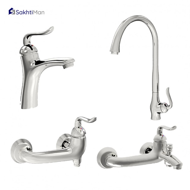 ست شیرآلات  برلیان مدل هریر در 4 رنگ