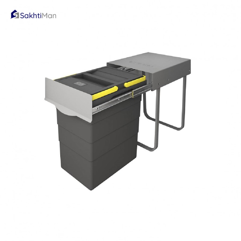 سطل زباله تک مخزن 40 لیتری پلاتین مدل 3613