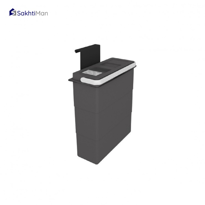 سطل زباله کابینتی 4 لیتری پلاتین مدل 3691