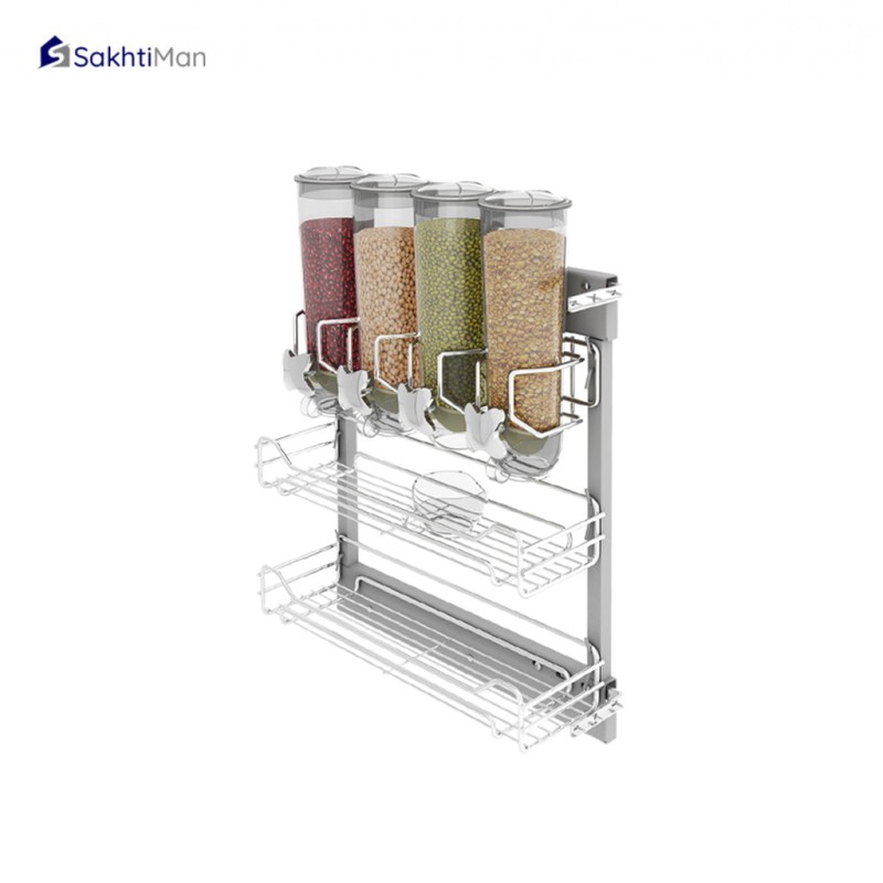 سبد سوپر پهلو جا حبوباتی پلاتین مدل 3741