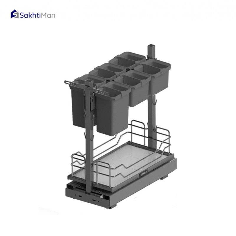 سبد چند منظوره کابینتی کف ریل جونیور پلاتین مدل 8123