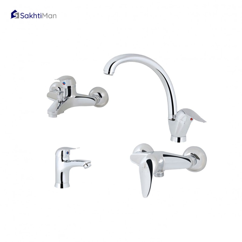 ست شیرآلات طوفان فلز مدل آریا