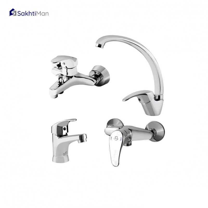 ست شیرآلات طوفان فلز مدل ندا پلاس