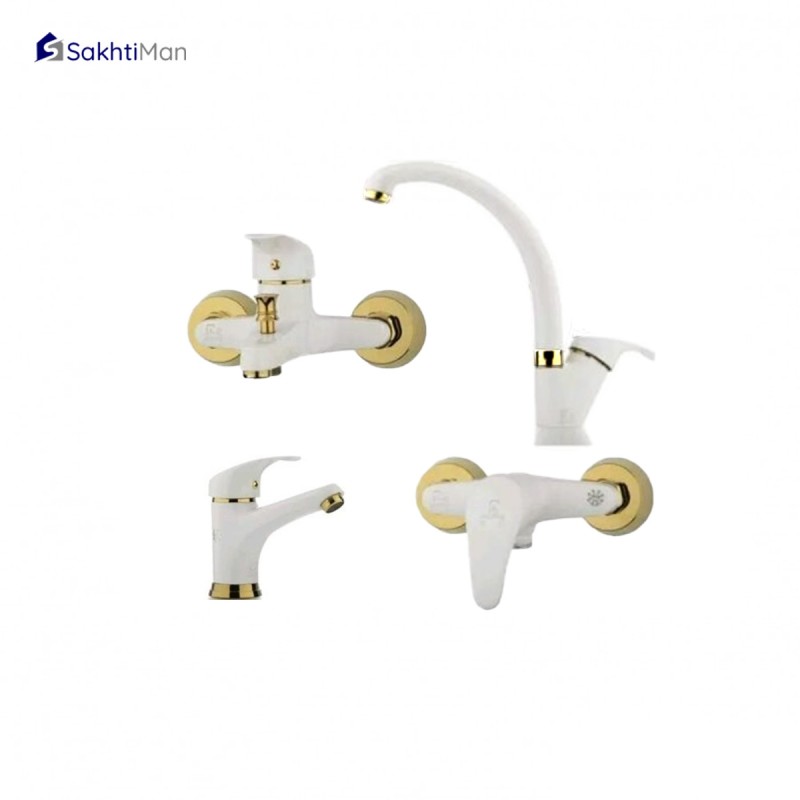 ست شیرآلات گلپایگان مدل ساحل