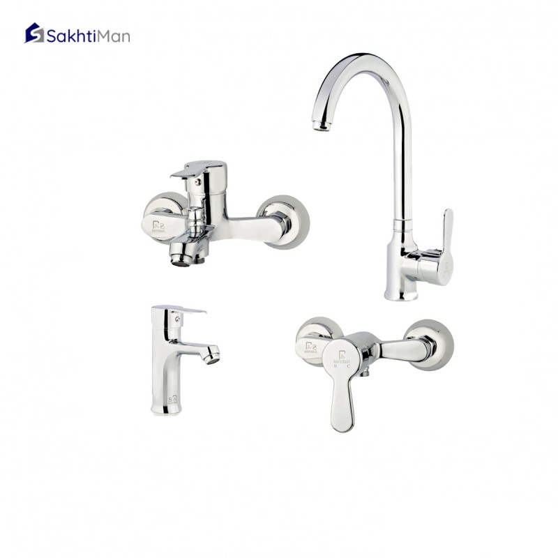 ست شیرآلات گلپایگان مدل ساحل