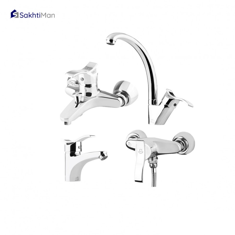 ست شیرآلات گلپایگان مدل نسیم