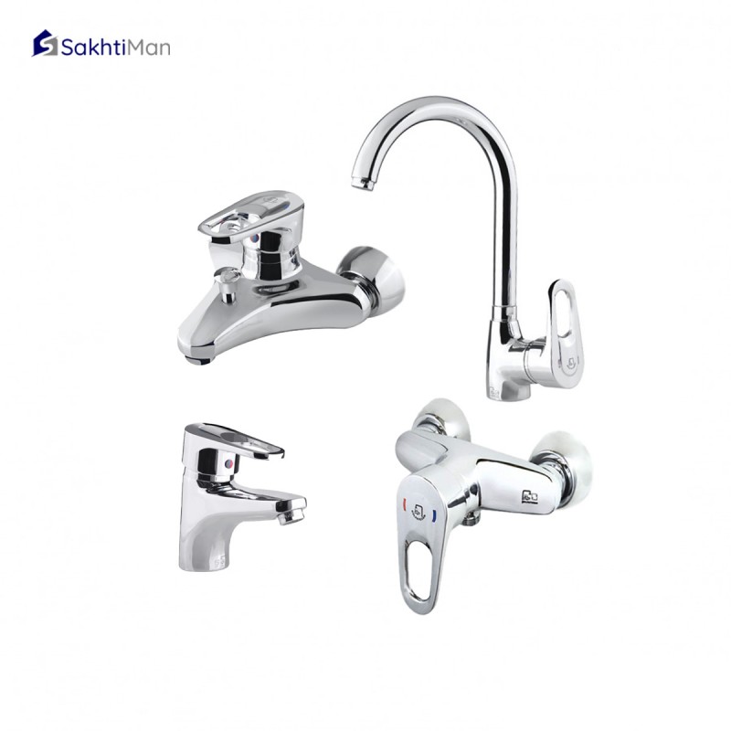 ست شیرآلات گلپایگان مدل ساحل