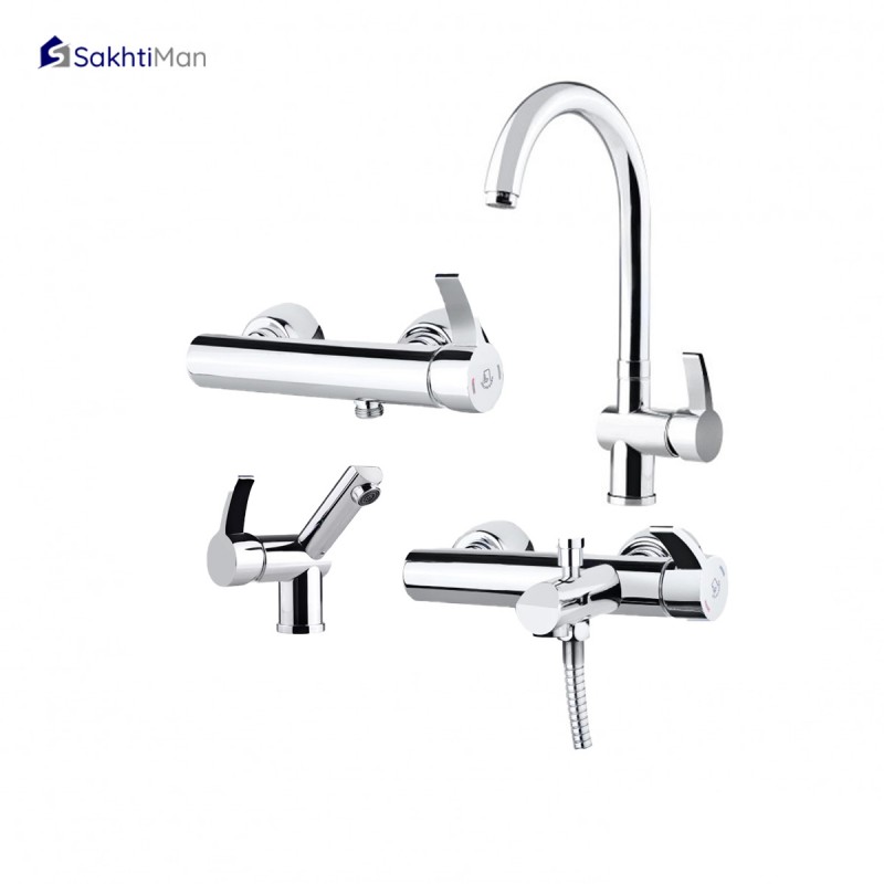 ست شیرآلات گلپایگان مدل زمرد