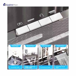 سینک ظرفشویی پیانویی استیل برند هوادیایو 5 کلید گرید A سایز 75