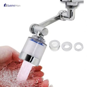 سری شیر آب متحرک 360 درجه گردان فیلتر دار مدل مفصلی