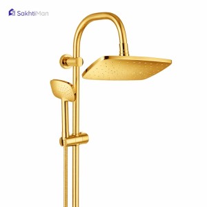 ست شش عددی شیرآلات طلایی مدل قاجاری به همراه علم دوش دوکاره