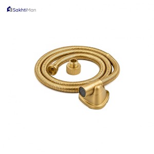 شلنگ توالت طلا مات ریز بافت مدل SN-5859