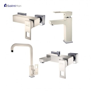 ست شیرآلات درخشان مدل جزیره وایت