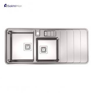 سینک ظرفشویی استیل البرز مدل فانتزی 856 توکار